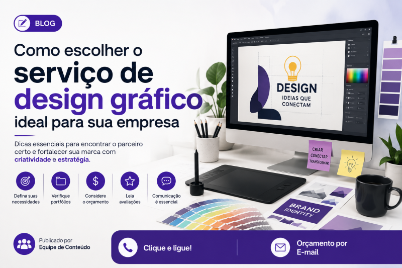 Como Escolher o Melhor Serviço de Design Gráfico para Sua Empresa